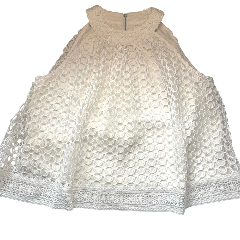 NWT Anthropologie Moon River White Lace Halter Top – Size Large